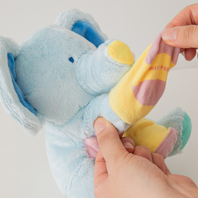 SOCKS ELEPHANT TOY
