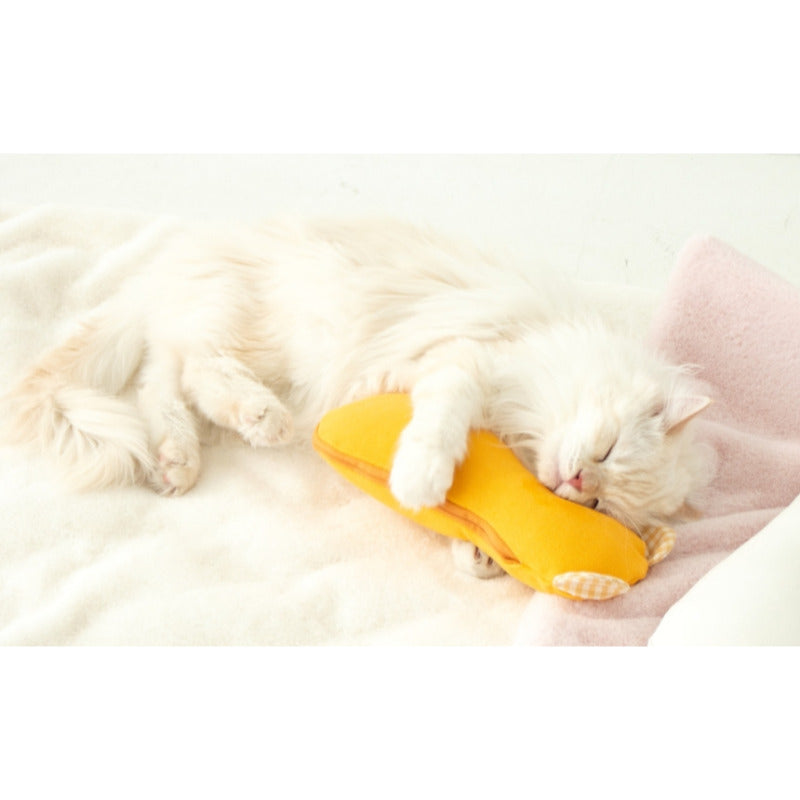 CATNIP CUSHION / YELLOW