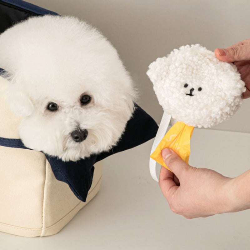 BICHON POOP BAG POUCH