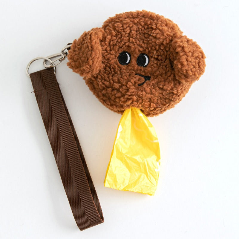 POODLE POOP BAG POUCH